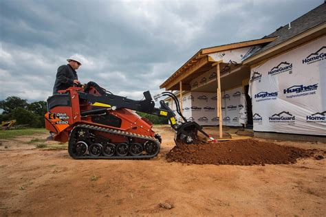 walkbehing skid steer|ditch witch stand on skid steer.